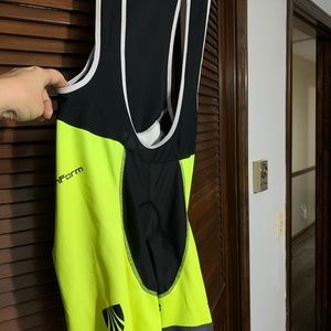Men’s medium , one piece padded riding gear .